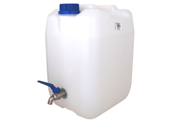 Pojemnik do wody z metalowym zaworem 20 l