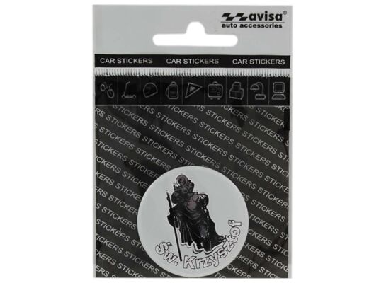 Naklejka Św. Krzysztof ALU