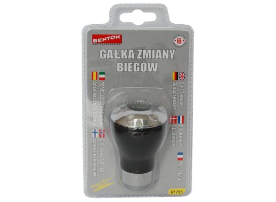 Gałka skrzyni biegów Rally skóra czarna