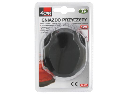 Gniazdo przyczepy plastikowe 4Car