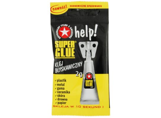Klej help SUPER GLUE 2 g blister