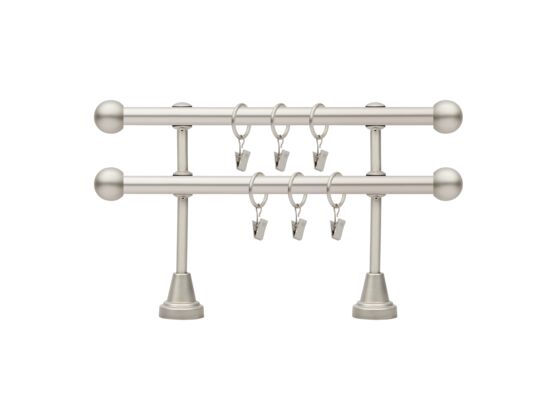 Karnisz satyna III Ø16 mm Kulka 160 cm podwójny