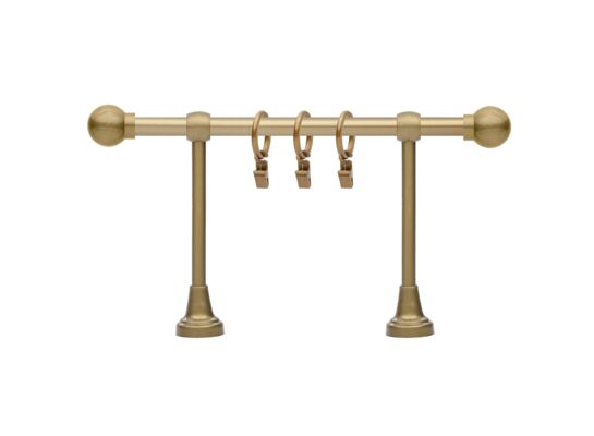 Karnisz antyk OLA Ø16 mm Kulka 160 cm