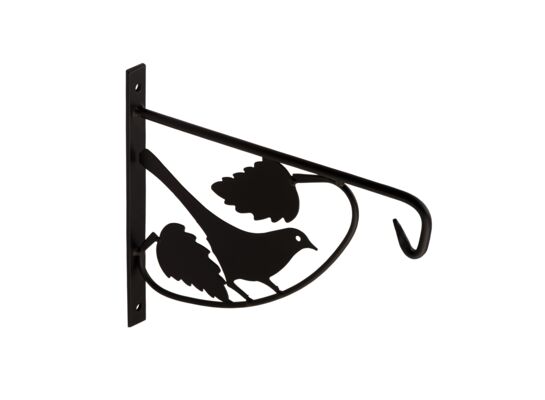 Uchwyt kwietnika ptak UK3 czarny VELANO