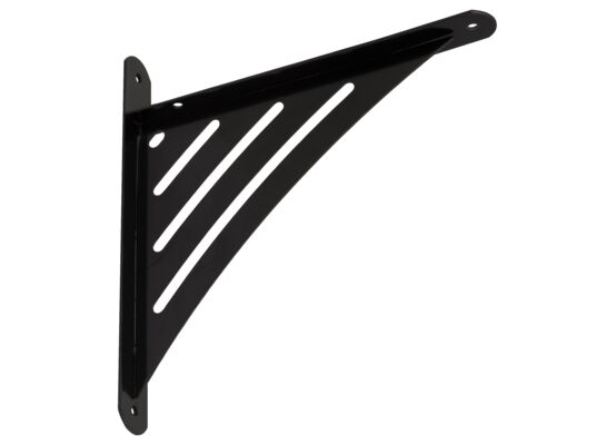 Wspornik ażurowy trójkątny WAT 190 czarny VELANO