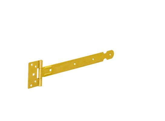 Zawias bramkowy lekki przetłoczony ZBL 300 cynk galwanizowany złoty DMX