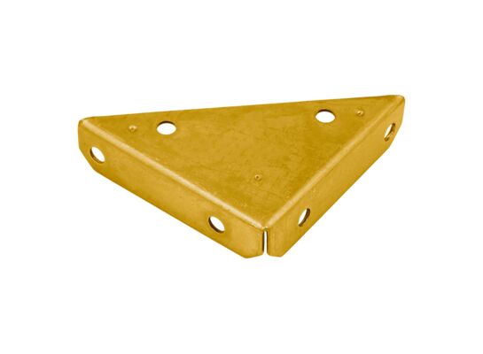 Narożnik skrzyniowy NS 100 cynk galwanizowany złoty DMX