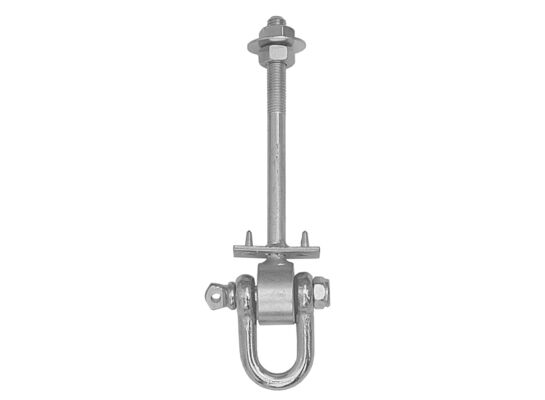 Mocowanie huśtawki typ D MHD 120 cynk galwanizowany srebrny DMX