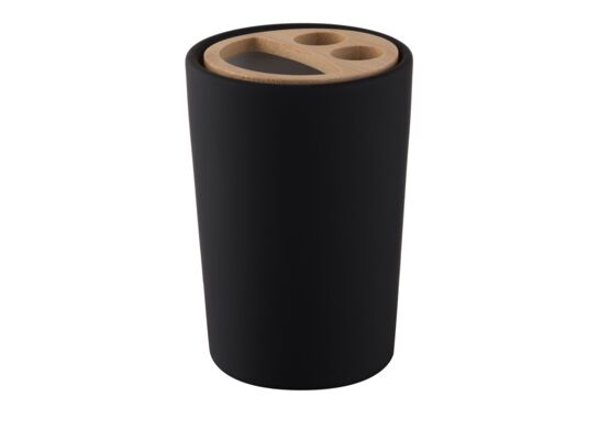 Kubek na szczoteczki PLAIN czarny