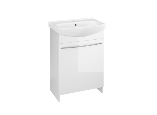 Zestaw Arsena szafka z umywalką Cersania 60 DSM biała