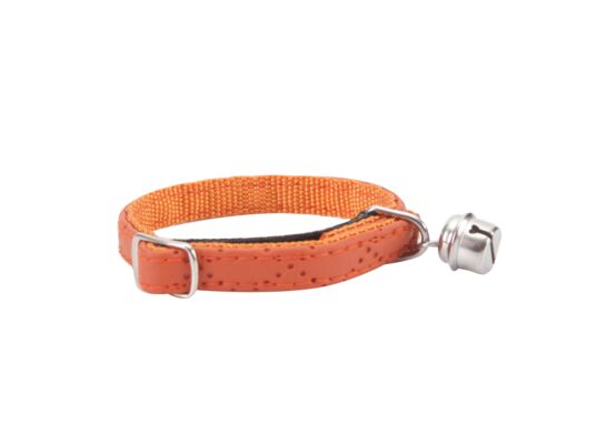Obroża dla kota ELEGANCE 1 x 29 cm pomarańczowa
