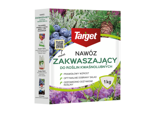 Nawóz granulowany do roślin kwaśnolubnych zakwaszający 1 kg Target