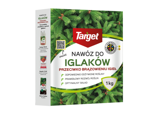 Nawóz granulowany do iglaków przeciw brązowieniu igieł 1 kg Target