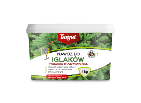 Nawóz granulowany do iglaków przeciw brązowieniu igieł 4 kg Target