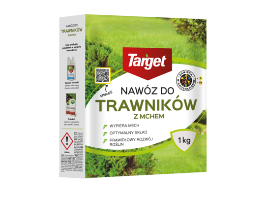 Nawóz granulowany do trawników z mchem 1 kg Target