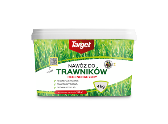 Nawóz granulowany do trawników regeneracyjny 4 kg Target