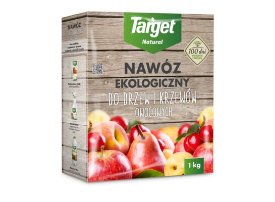 Nawóz ekologiczny do drzew i krzewów owocowych 100 dni 1 kg Target