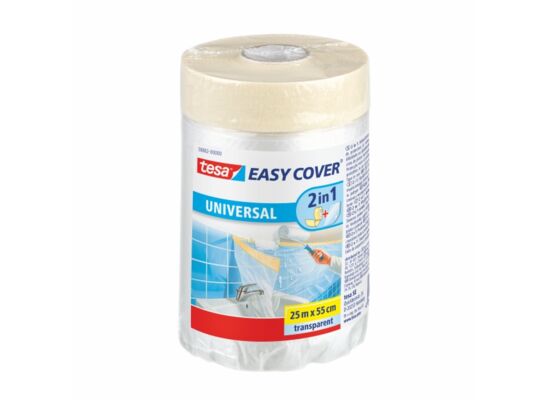 Folia z taśmą malarską Easy Cover UNIVERSAL 25 m x 550 mm tesa®