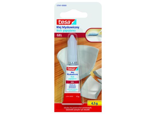 Klej sekundowy 4,5 g w żelu tesa