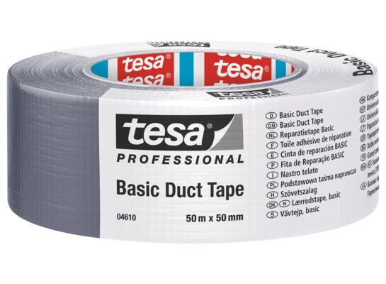 Taśma naprawcza Basic srebrna 25 m x 50 mm tesa