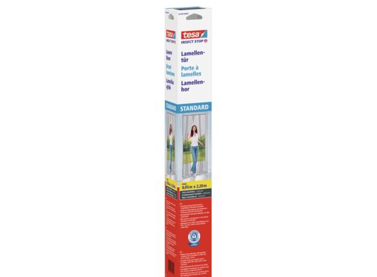 Moskitiera balkonowa lamela STANDARD czarna 2,2 x 0,95 m tesa