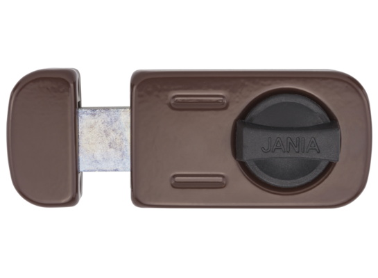 Zamek nawierzchniowy JANIA 50-60 mm z wkładką RIM XL brąz