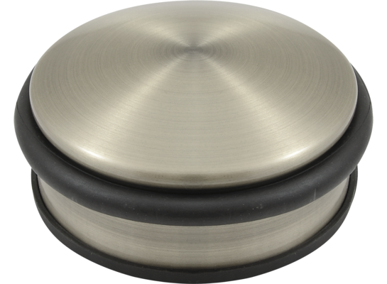 Odbojnik drzwiowy wolnostojący niski niklowany