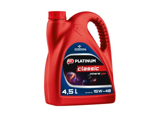 Olej Platinum Classic Gas Mineral 15W-40 4,5 l