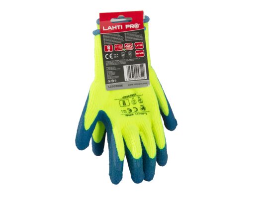 Rękawice ocieplane żółte 10