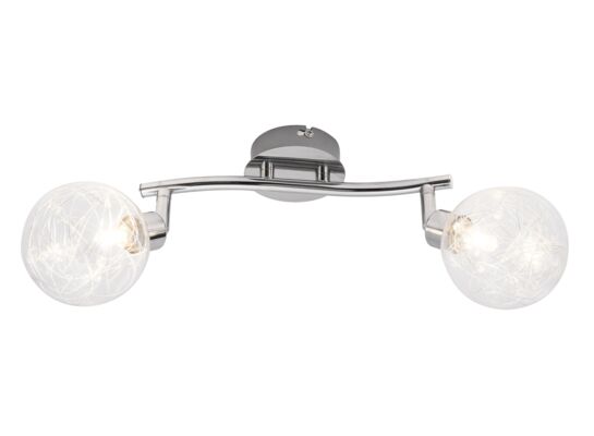 Listwa 2 płomienna Sonora chrom