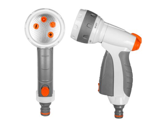 Pistolet do zraszania 5-funkcyjny metalowy WATER CLICK WHITE LINE