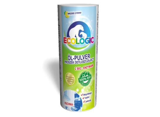 Proszek do czyszczenia kuchni odtłuszczający Ecologic 180 g z bio-enzymami Aquafor