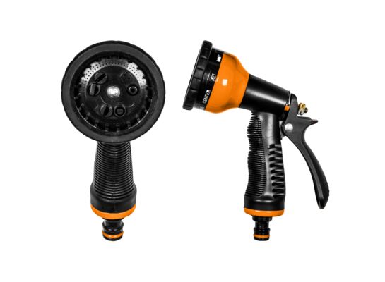 Pistolet do zraszania 9-funkcyjny metalowy BLACK LINE