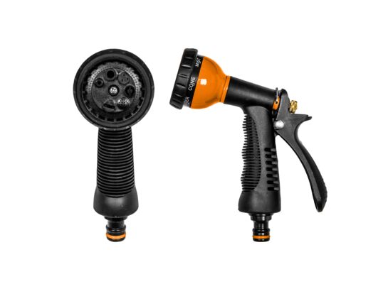 Pistolet do zraszania 7-funkcyjny metalowy PROFI BLACK LINE