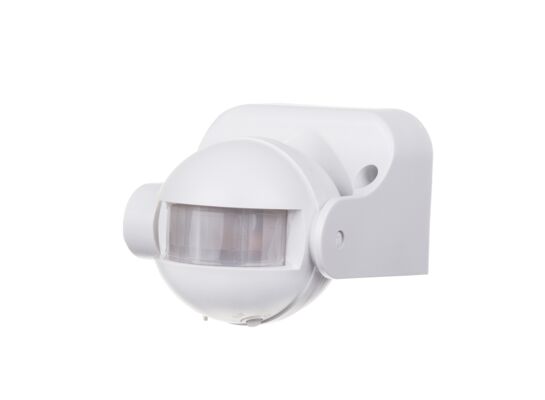 Czujnik ruchu 180° natynkowy biały