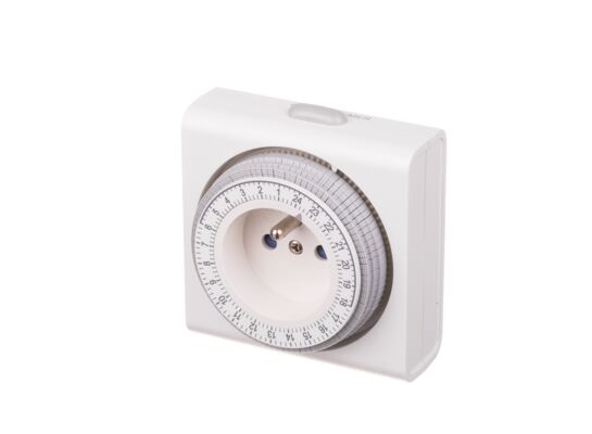 Programator czasowy mechaniczny biały