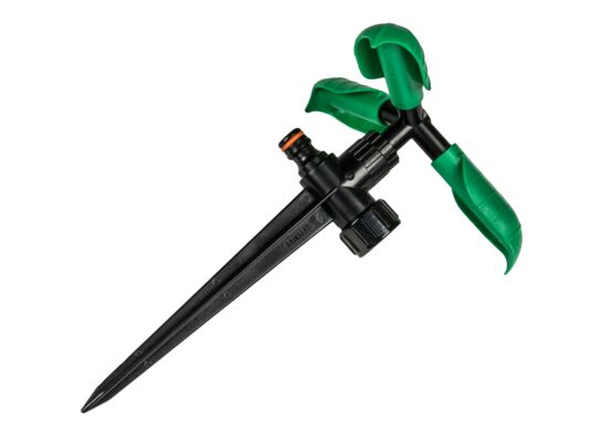 Zraszacz obrotowy regulowany wbijany 3 x listek BLACK LINE