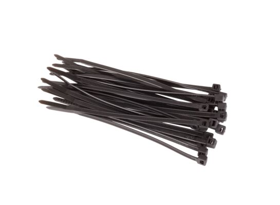 Taśma kablowa czarna 120 x 3,2 mm 25 sztuk