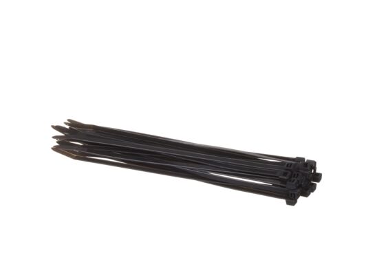 Taśma kablowa czarna 200 x 4,6 mm 25 sztuk