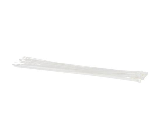 Taśma kablowa biała 368 x 4,8 mm 25 sztuk