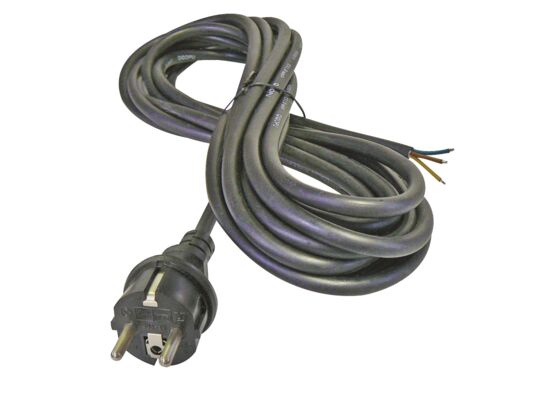 Przewód przyłączeniowy guma 3 x 1,5 mm 5 m czarny