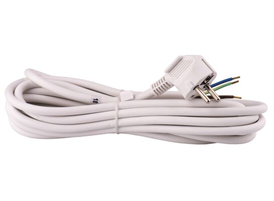 Przewód przyłączeniowy PVC 3 x 1,5 mm 5 m biały