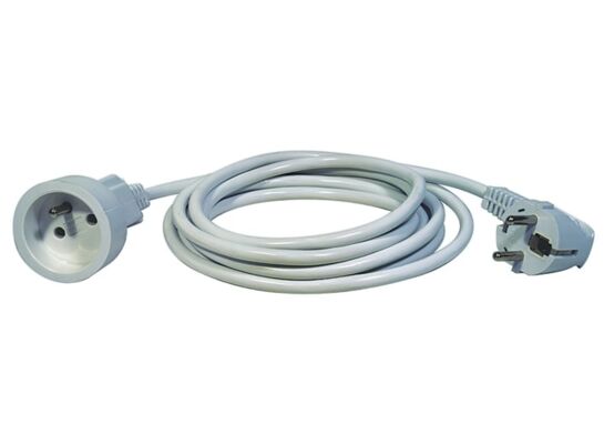 Przedłużacz 1 gniazdo 1,5 m biały