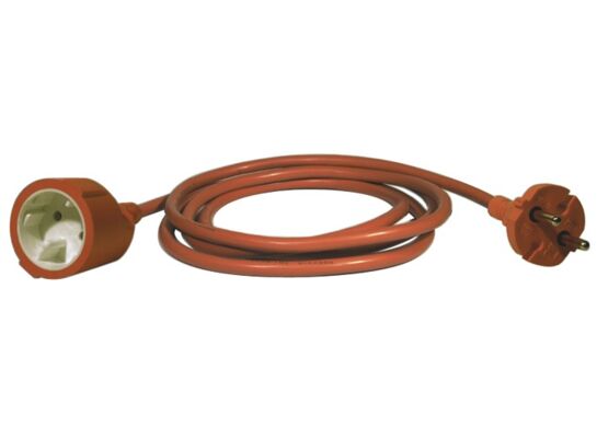 Przedłużacz ogrodowy 2 x 1 mm 1 gniazdo 20 m pomarańczowy