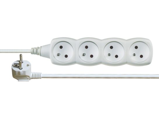 Przedłużacz 4 gniazda 2 m
