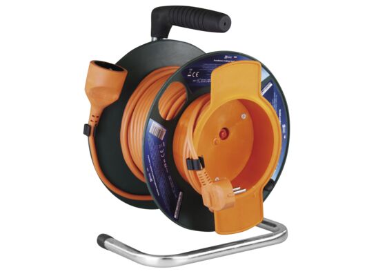 Przedłużacz zwijany 1 gniazdo 3 x 1,5 25 m