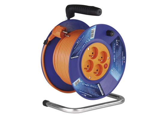 Przedłużacz zwijany 4 gniazda 3 x 1,0 20 m