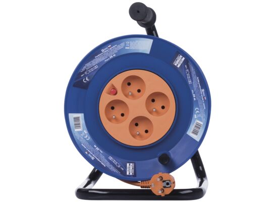 Przedłużacz zwijany 4 gniazda 3 x 1,5 25 m