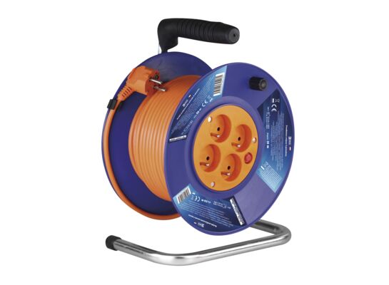 Przedłużacz zwijany 4 gniazda 3 x 1,5 50 m