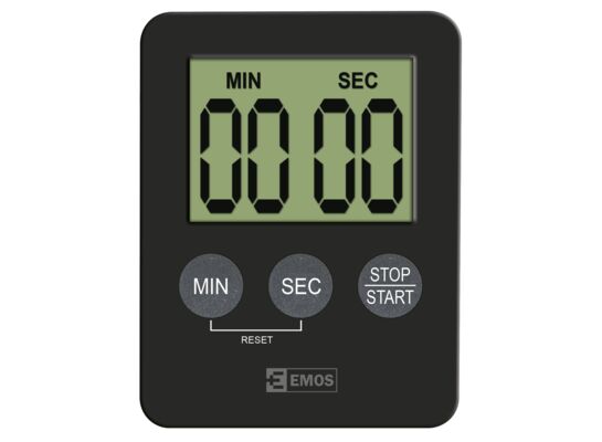 Minutnik kuchenny TP202 5,5 x 7 cm czarny EMOS